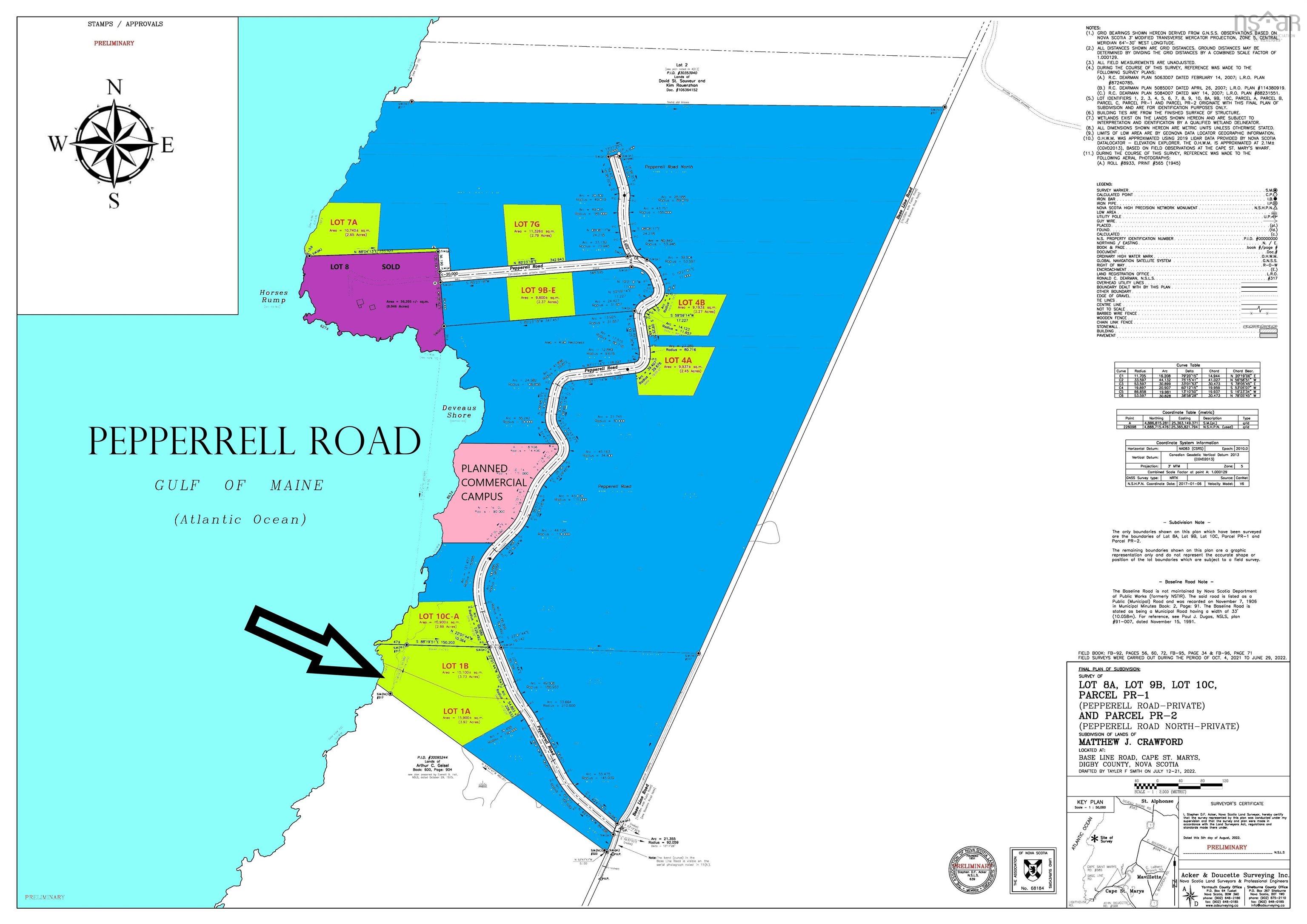 $616,381.00: Lot 1A Pepperrell Road, Cape St Marys