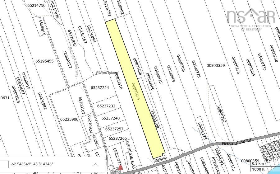 $75,900.00: Lot Pictou Island Road, Pictou Island