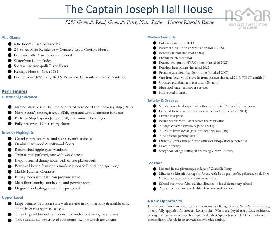 $829,000.00: 5287 Granville Road, Granville Ferry