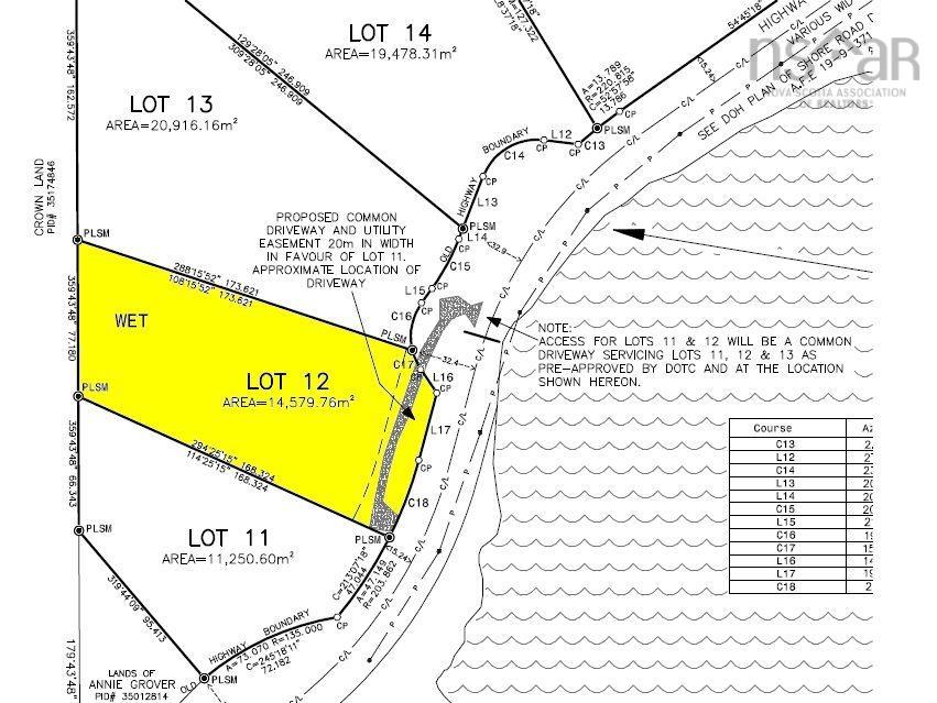 $88,920.00: Lot 12 316 Hwy (English Harbour), Cole Harbour
