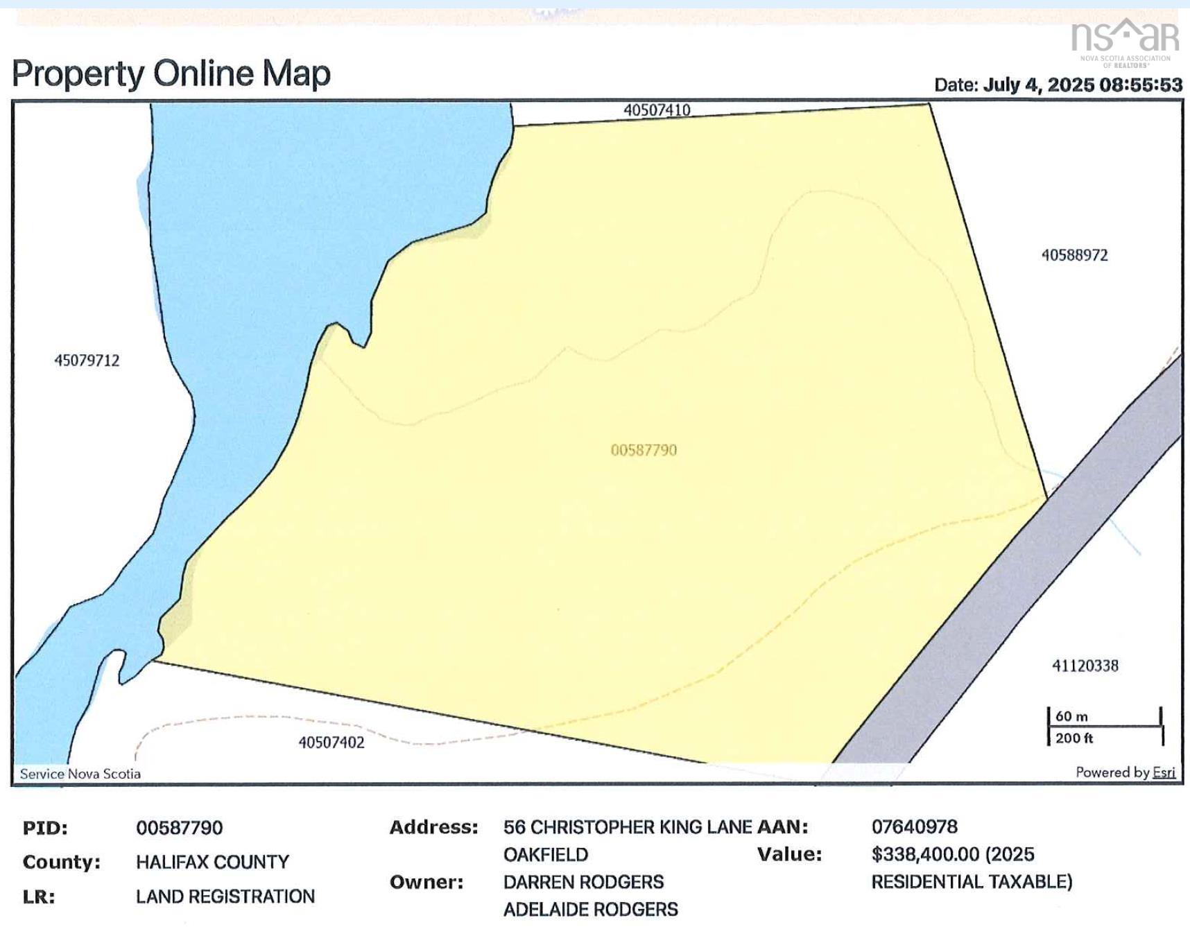 56 Christopher King Lane, Oakfield, NS (MLS 202517024)