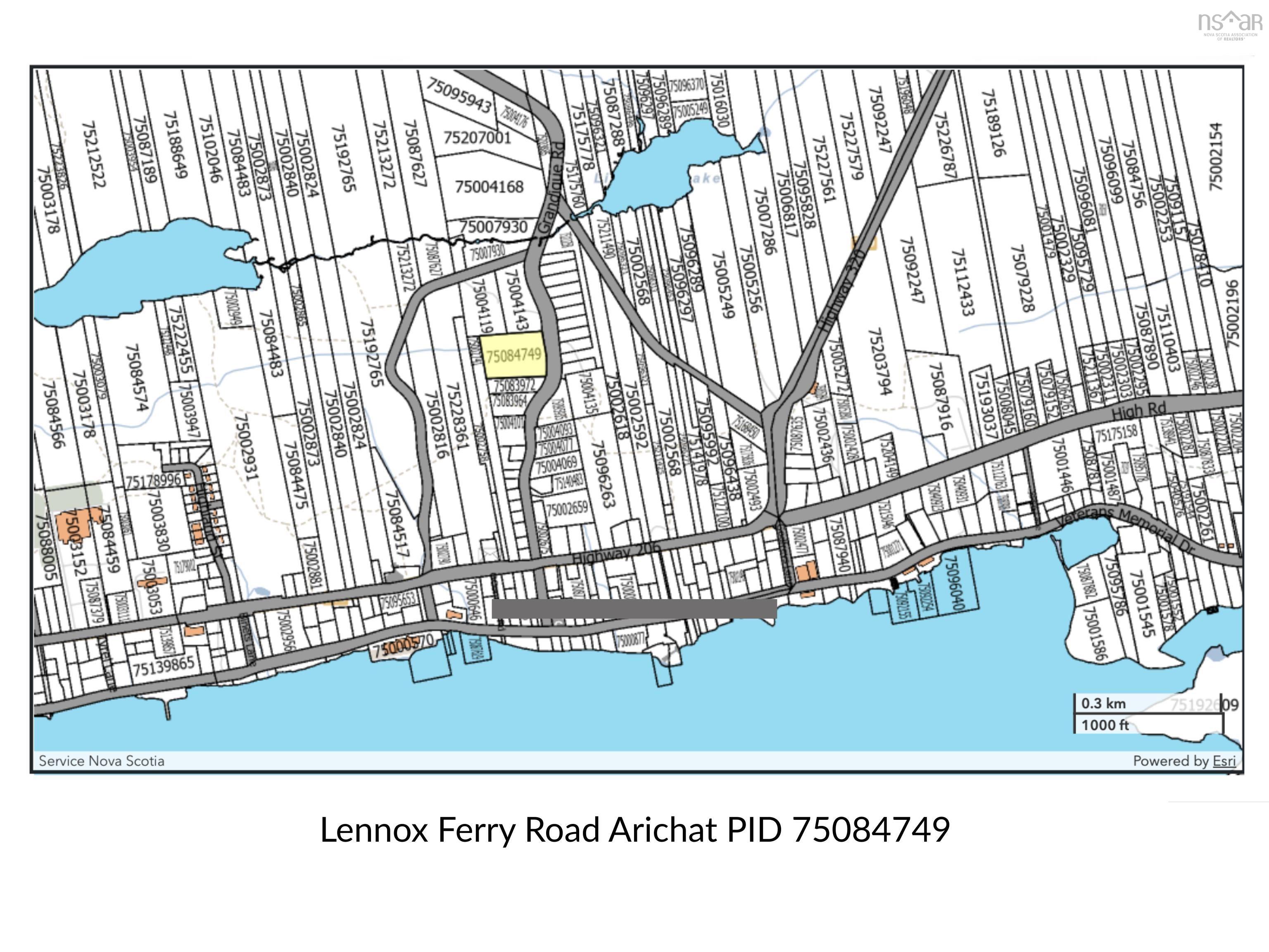 $25,000.00: Lennox Ferry Road, Arichat