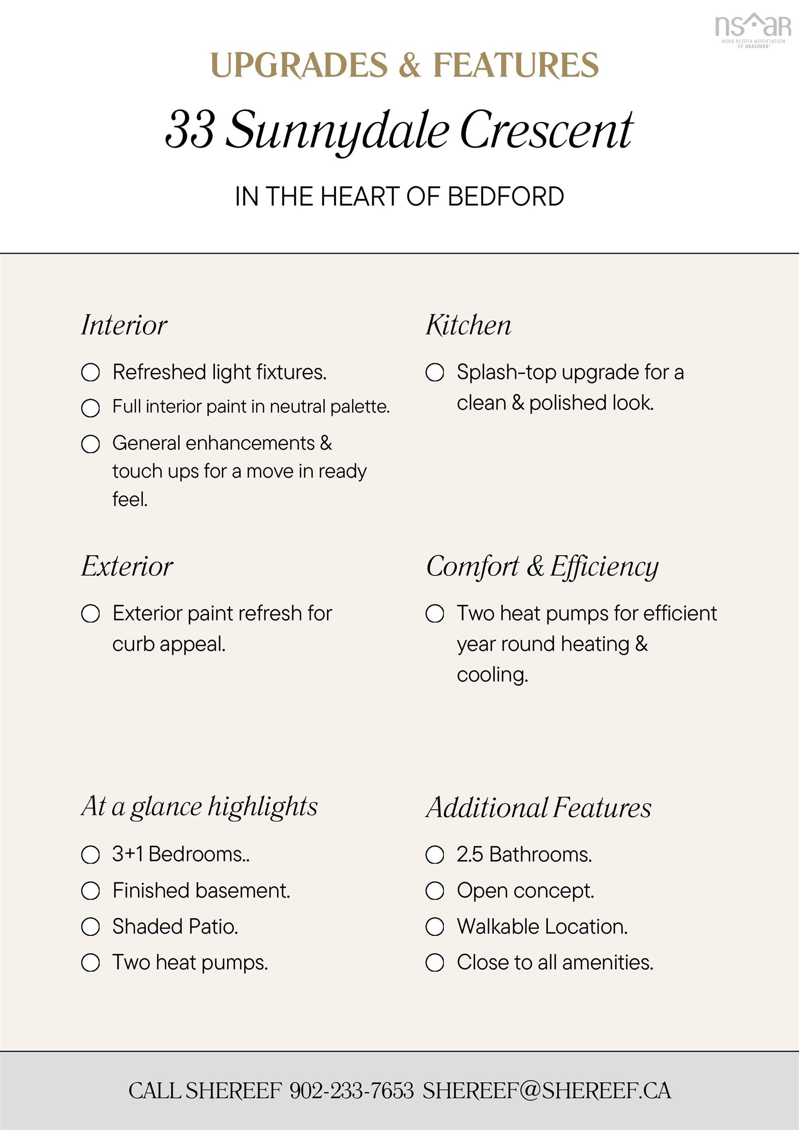 $549,900.00: 33 Sunnydale Crescent, Bedford