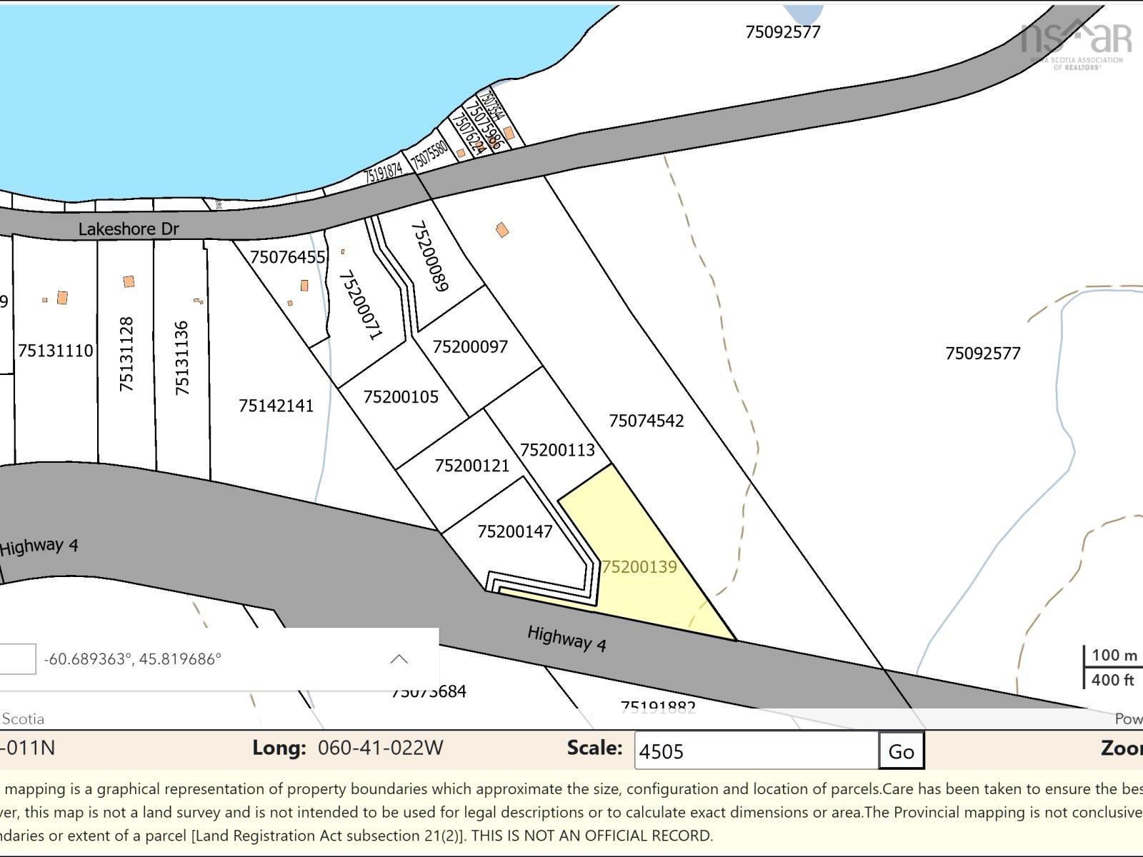 $49,000.00: Lot 7 Lakeshore Drive W, Irish Cove