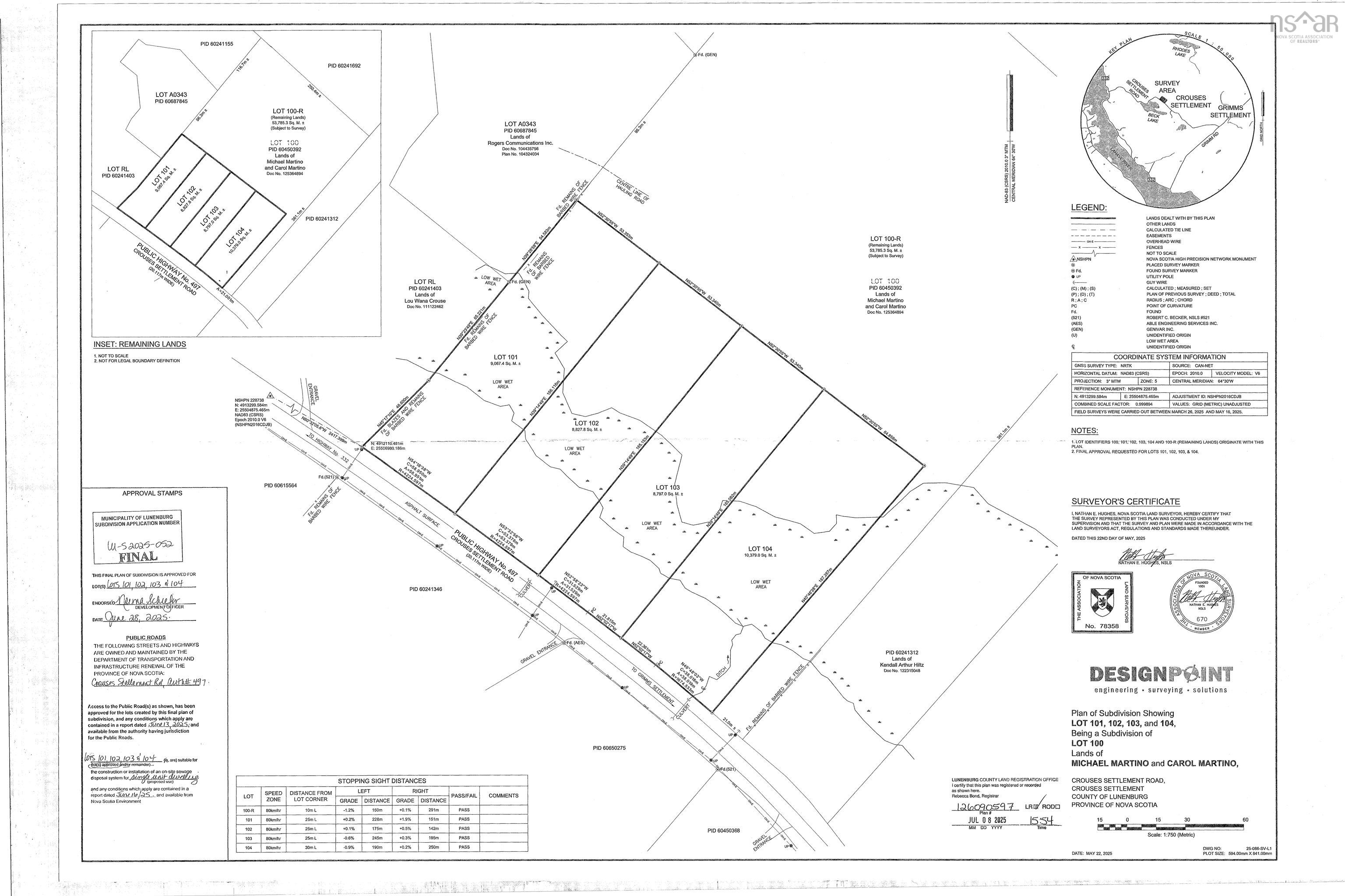 $47,000.00: LOT 101 CROUSES SETTLEMENT Road, Crouses Settlement