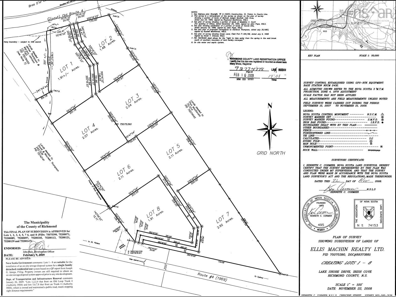 $139,000.00: Lot 4,6,8 Lakeshore Drive W, Irish Cove