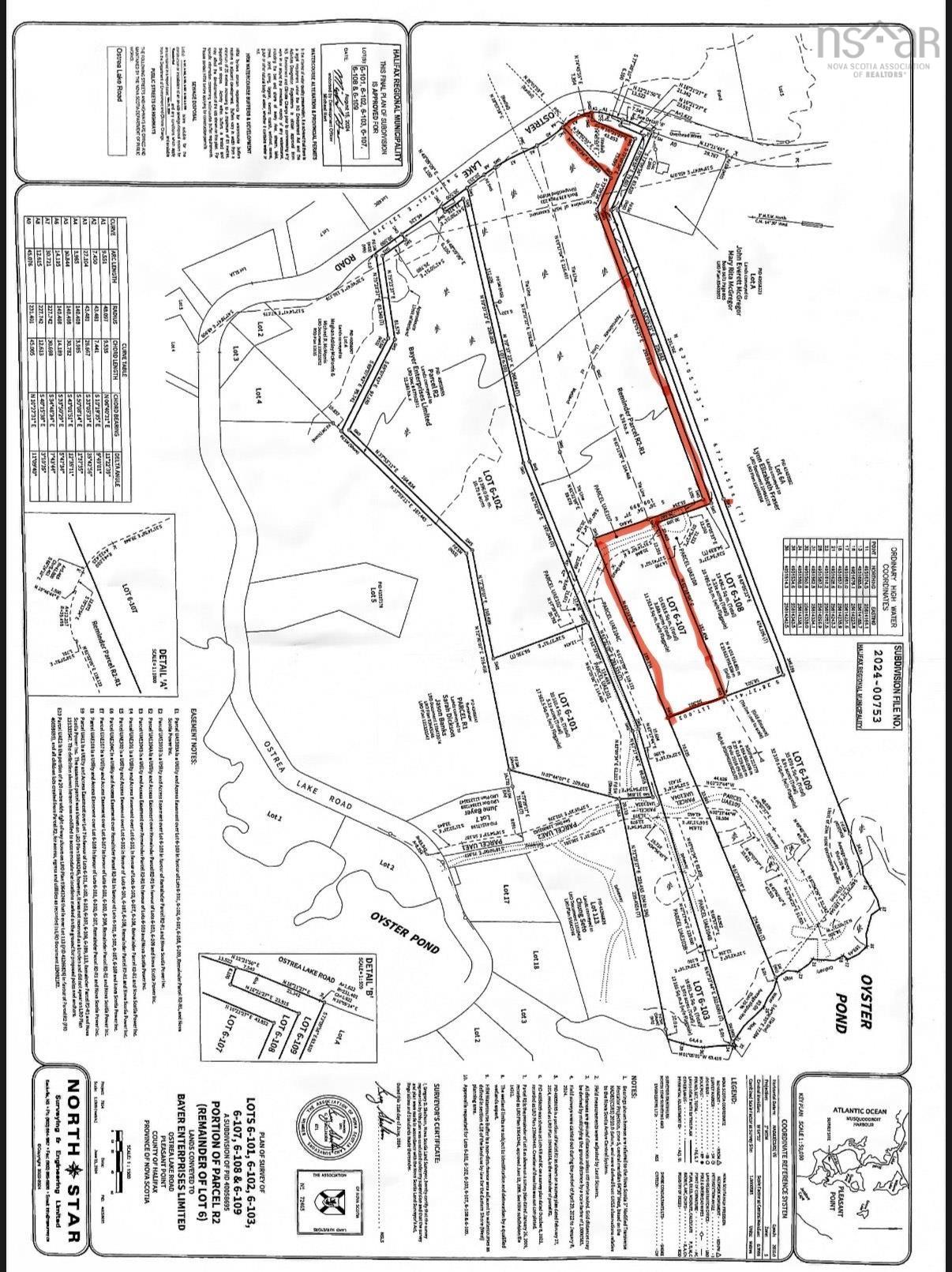Lot 6-107 Ostrea Lake Road, Pleasant Point, NS (MLS 202522543)