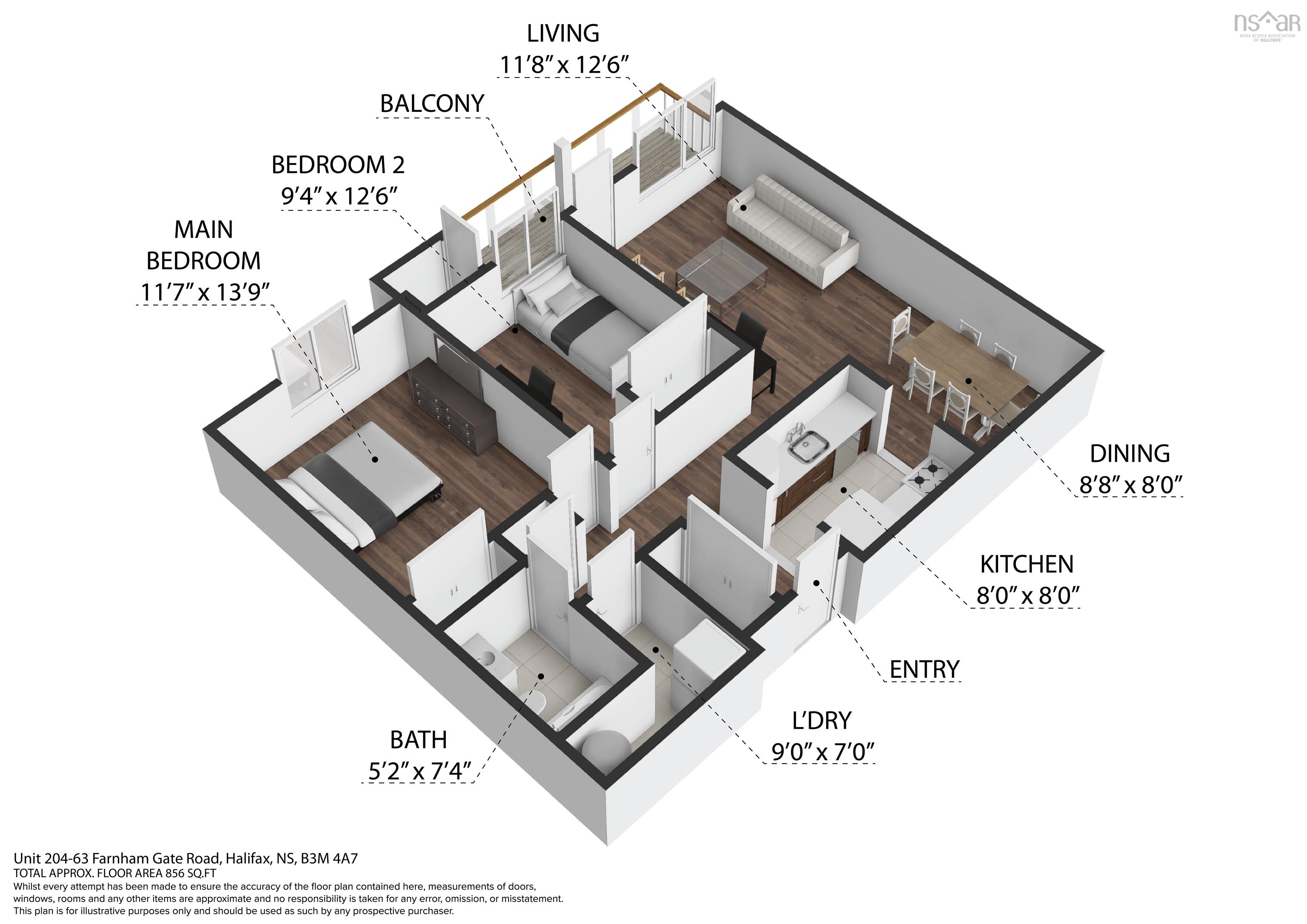 204 63 Farnham Gate Road, Clayton Park, NS (MLS 202525727)