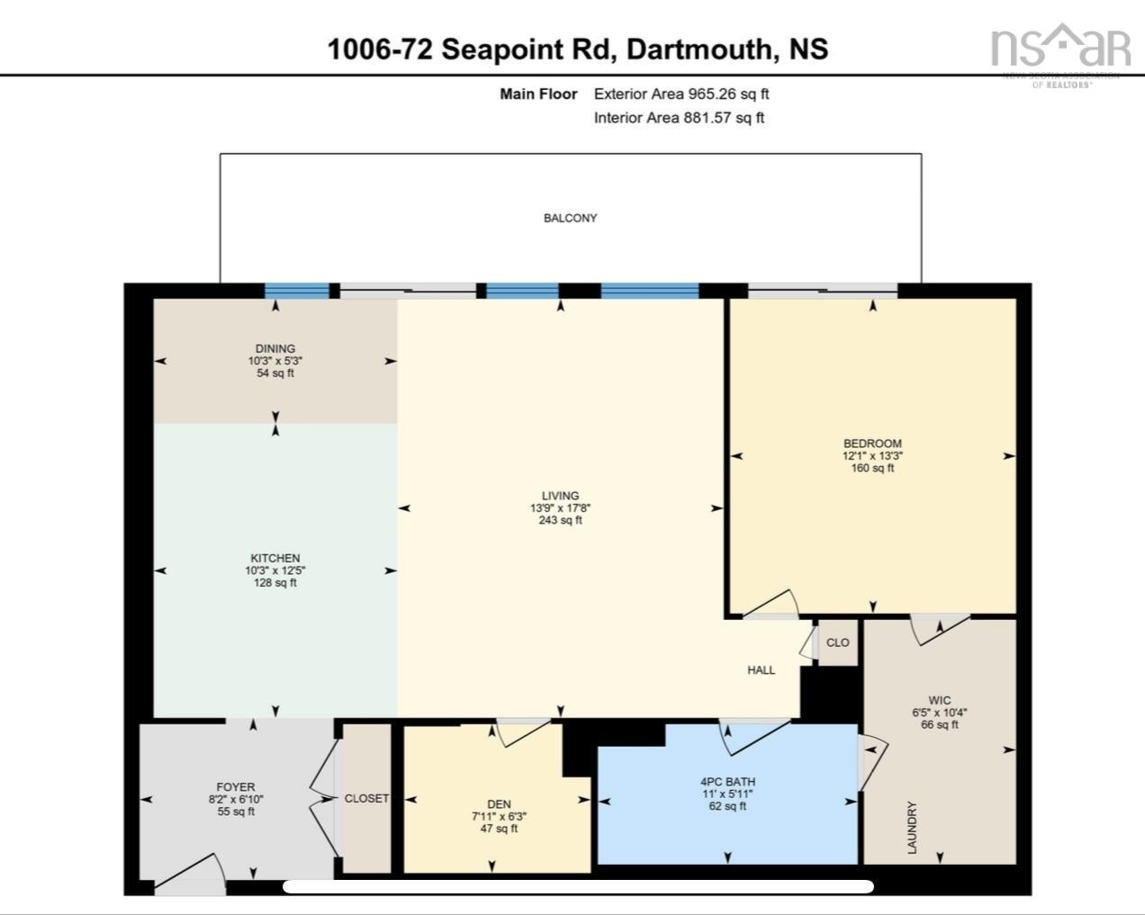 1006 72 Seapoint Road, Dartmouth, NS (MLS 202528263)