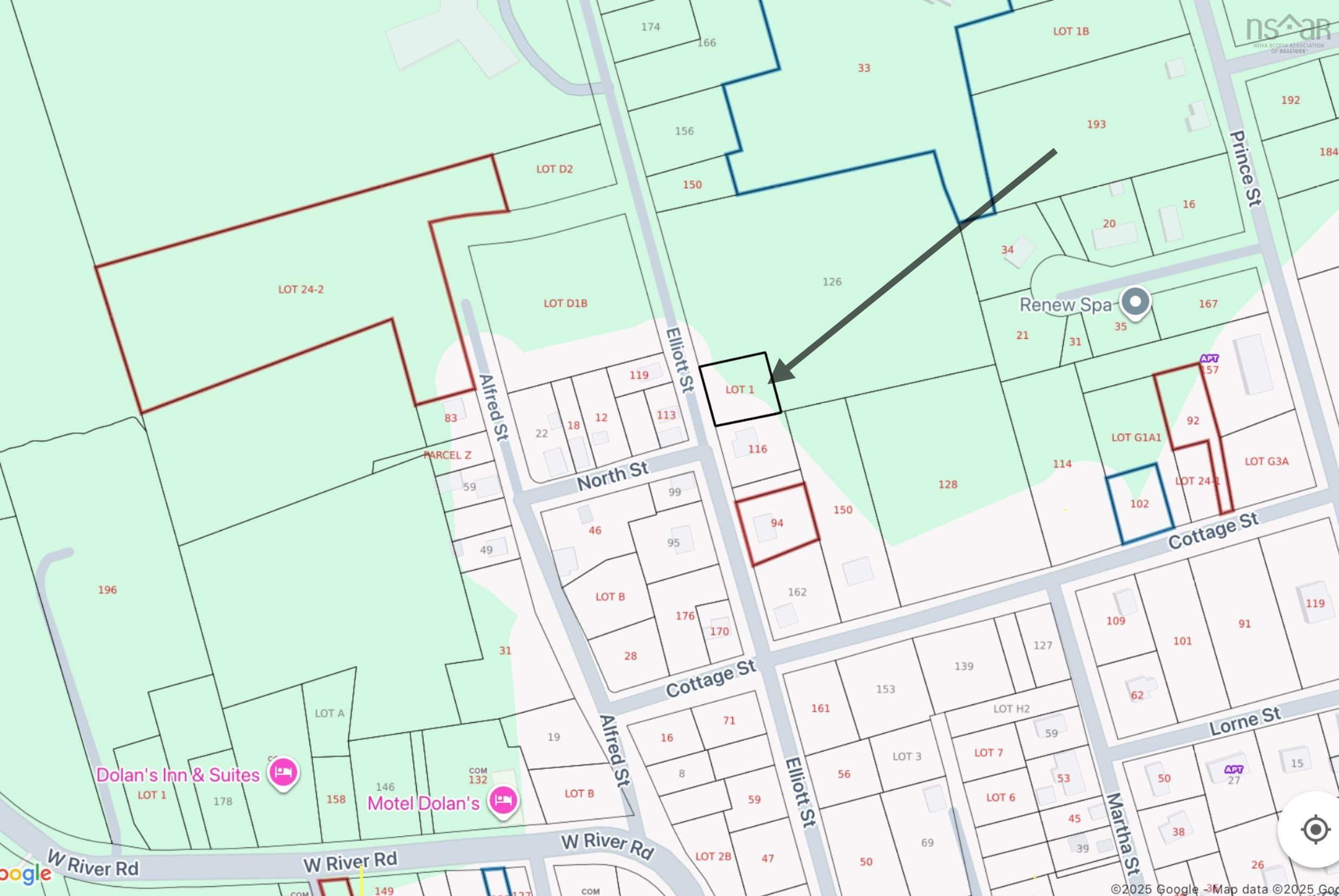 $15,000.00: Lot 1 Elliott Street, Pictou