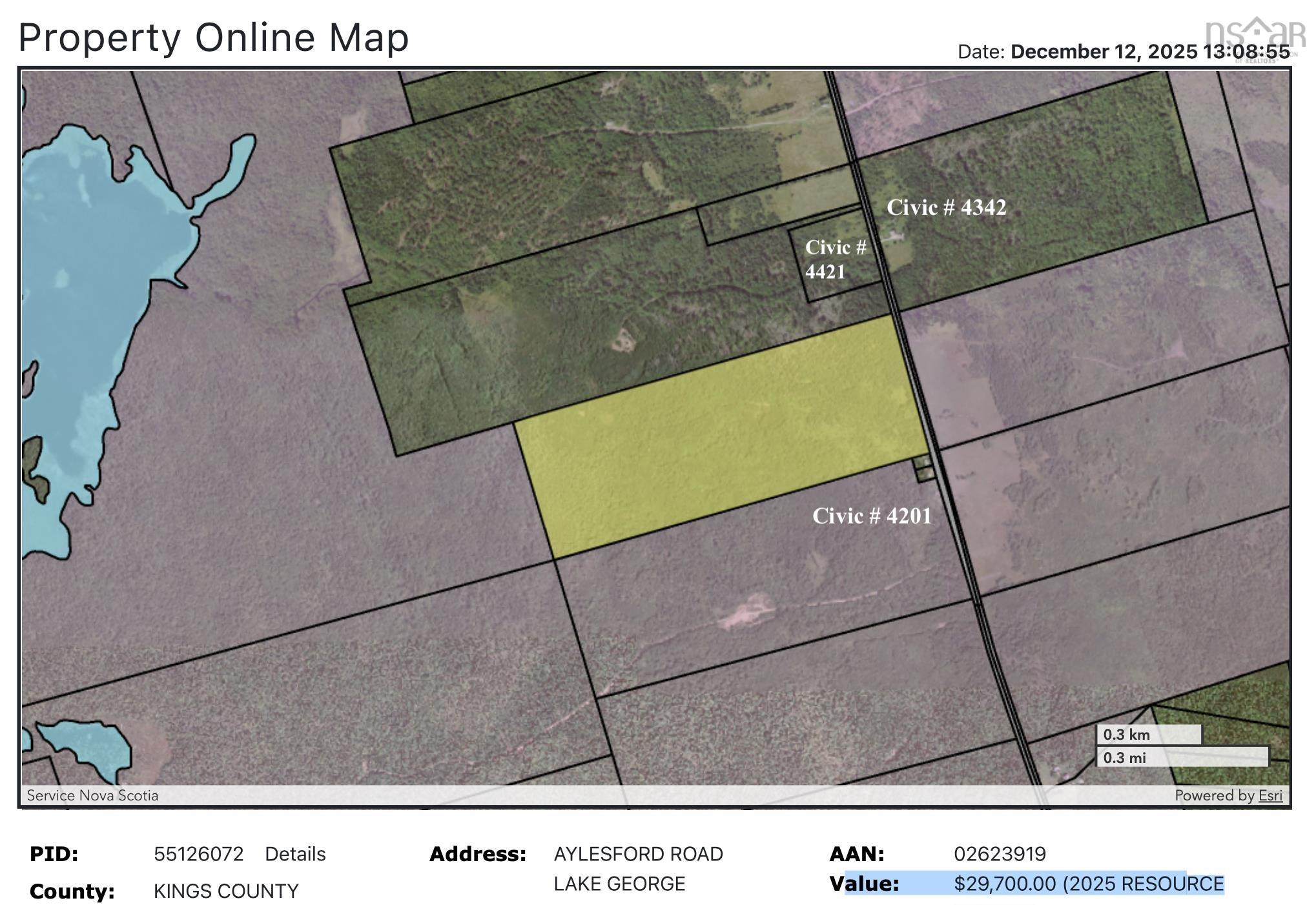 Lot Aylesford Road, Lake George, NS (MLS® 202529539)