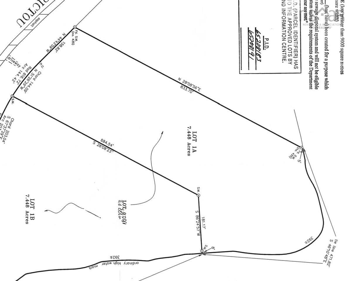 $299,900.00: Lot 1A Pictou Landing Road, Chance Harbour