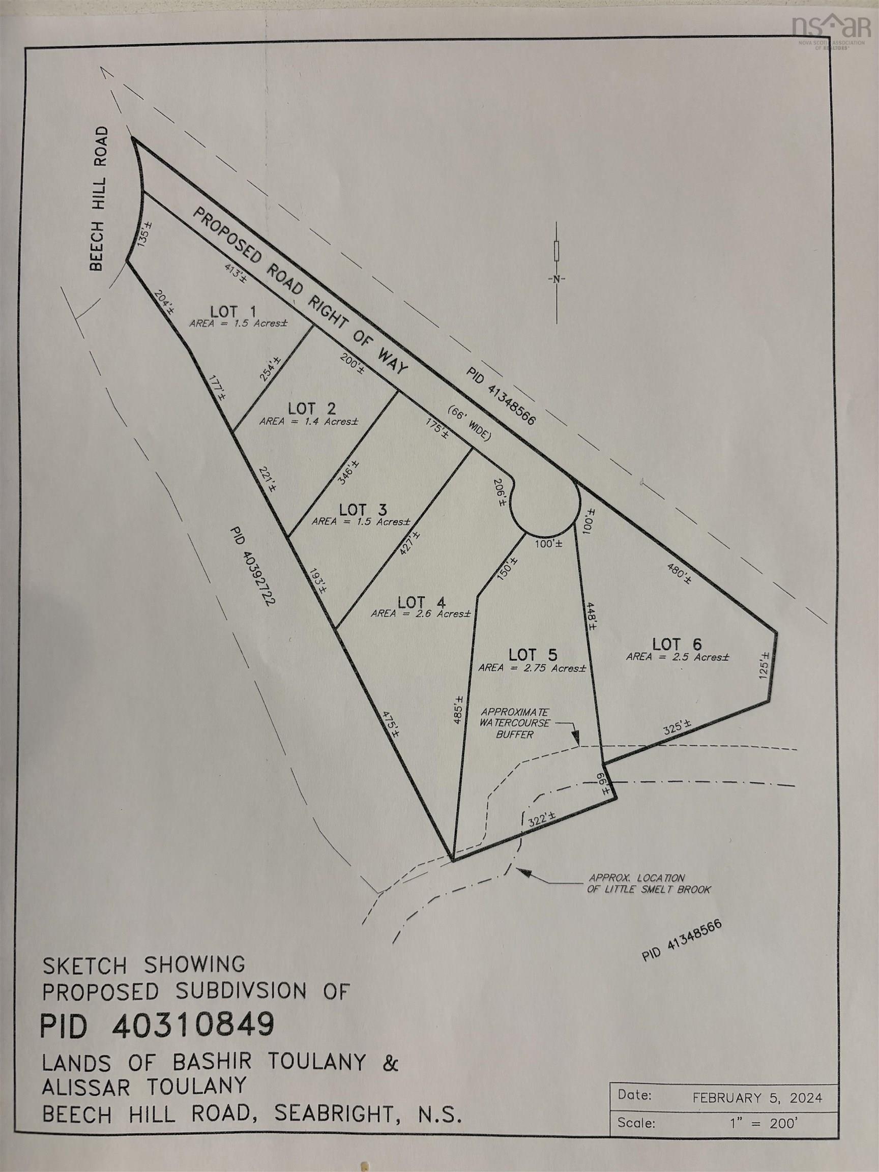 Lot a Beech Hill Road, Seabright, NS (MLS 202601555)